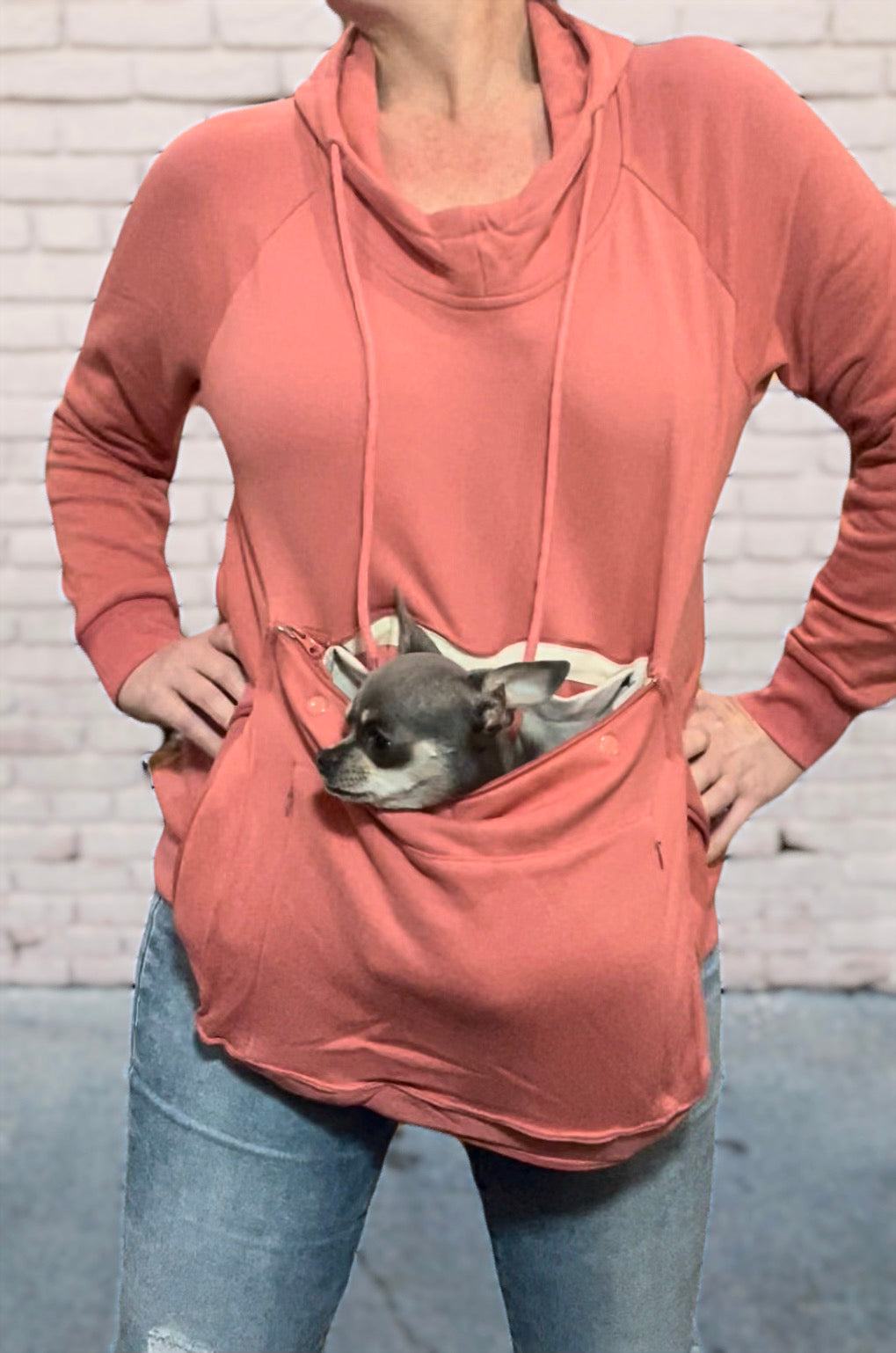 Pet Pouch Hoodie for the Ultimate Pocket Pooch Snuggles & Adventures