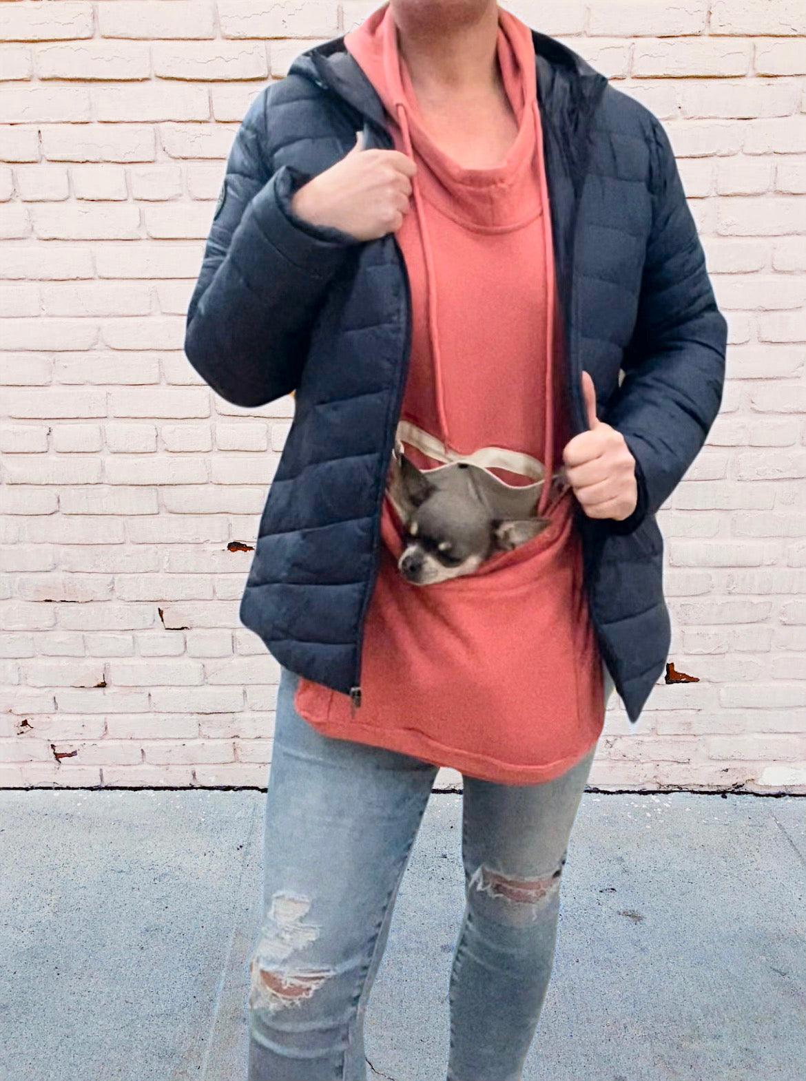 Pet Pouch Hoodie for the Ultimate Pocket Pooch Snuggles & Adventures