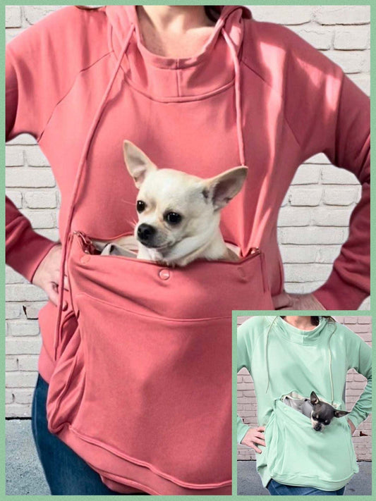 Chihuahua pocket hoodie