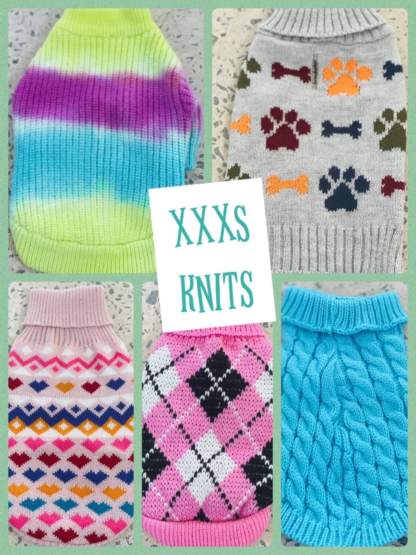 Chihuahua knit jumper XXXS