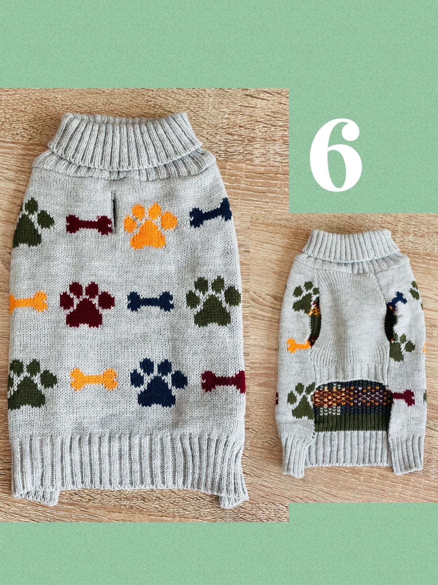 Little dog knit jumper